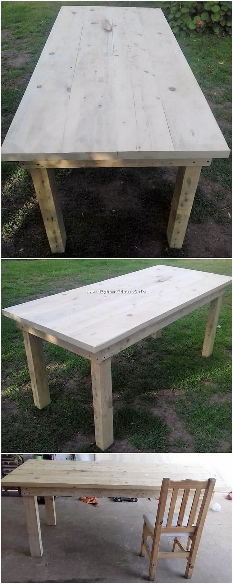 Pallet Table and Chair