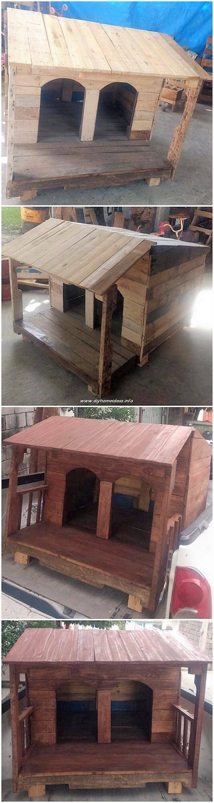 Recycled Pallet Dog House