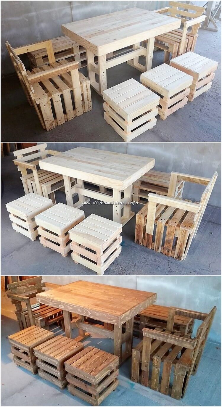 Pallet Furniture Set