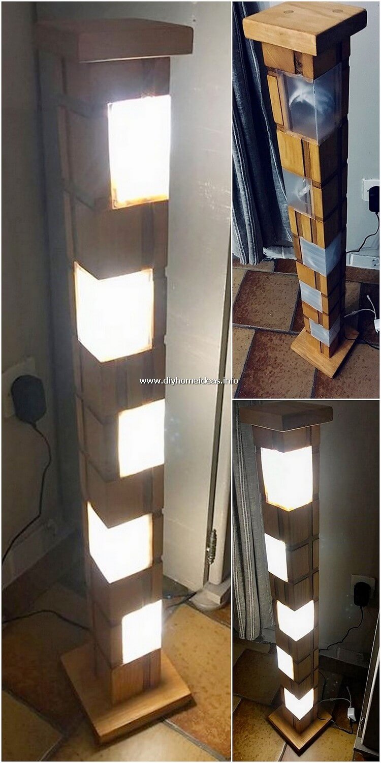 Pallet Lamp Frame
