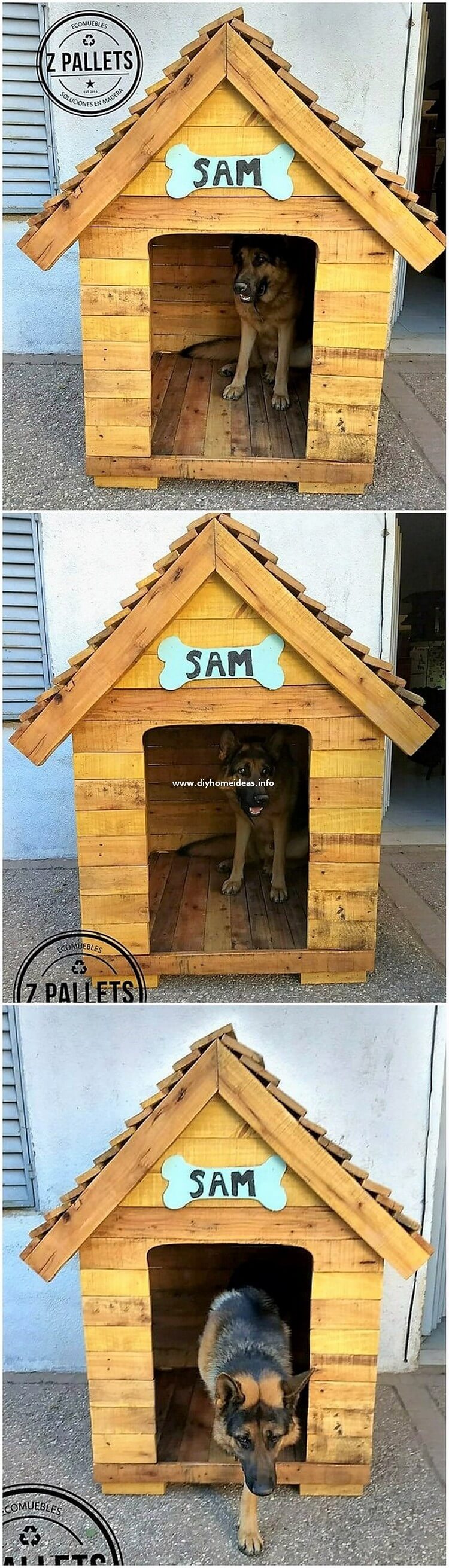 Pallet Pet House