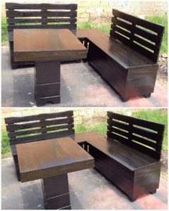 Pallet Benches and Table
