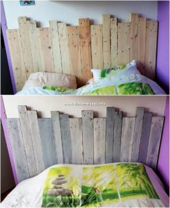 Pallet Bed Headboard