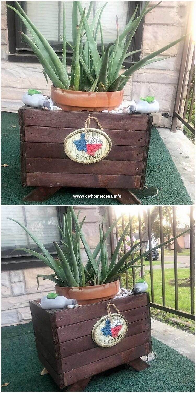 Pallet Planter Box