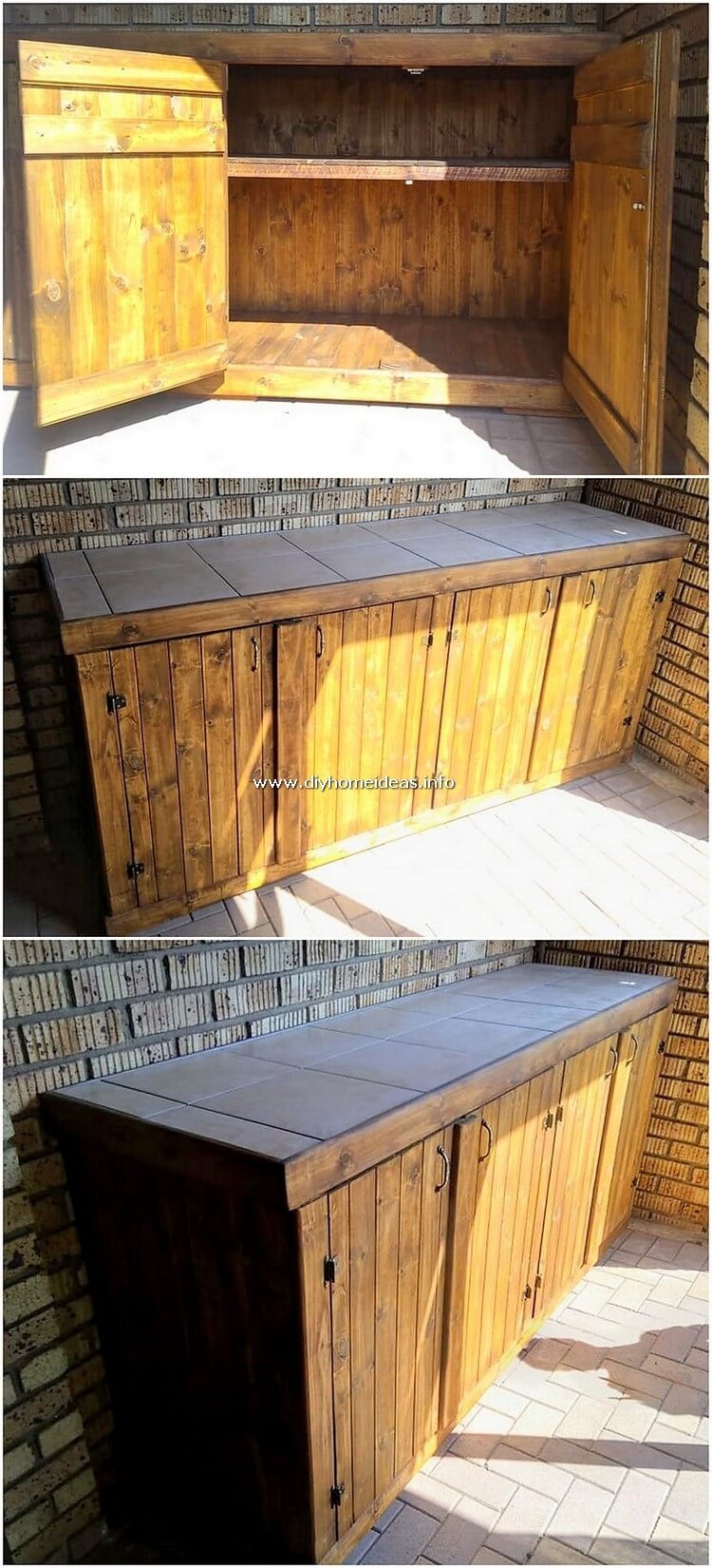 Pallet Wood Cabinet