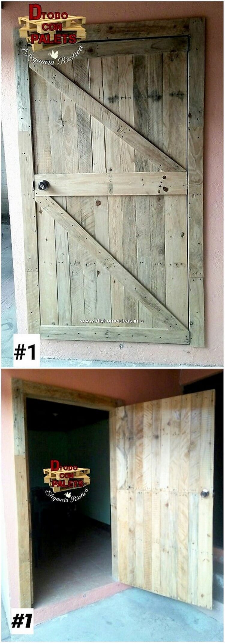 Wood Pallet Door