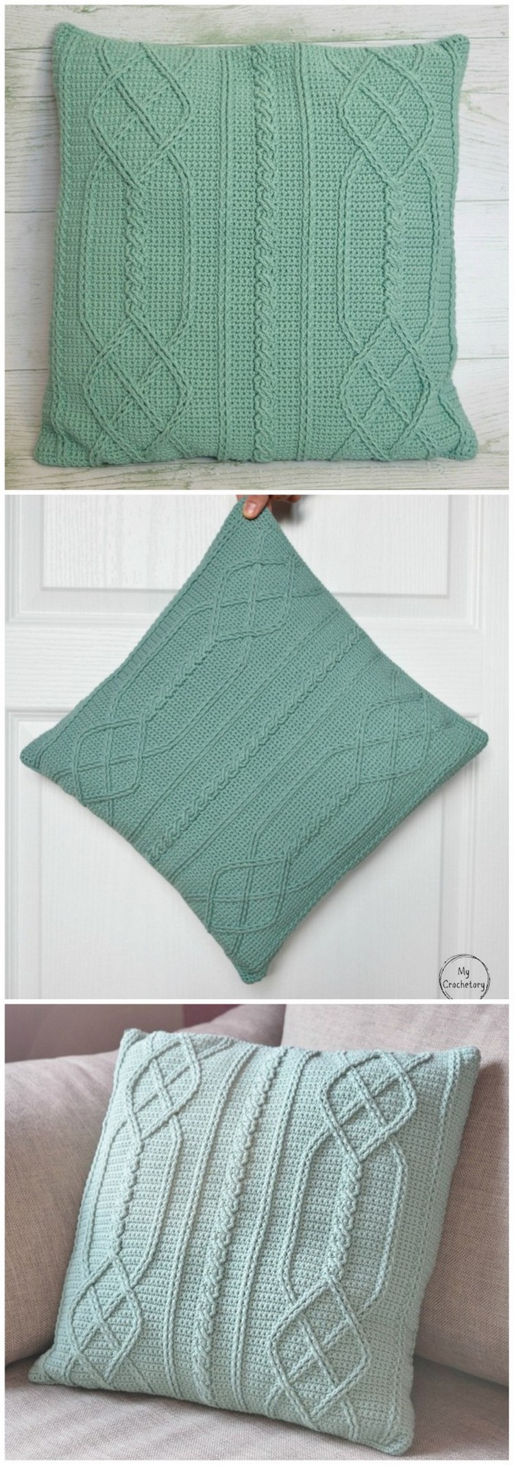 Crochet Pillow Free Pattern (12)