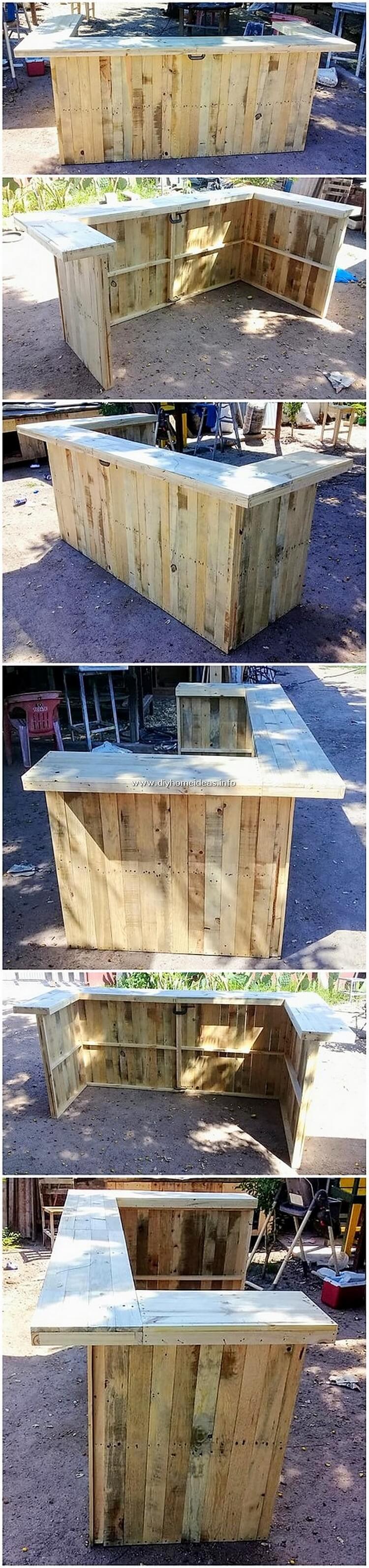 Pallet Counter Table