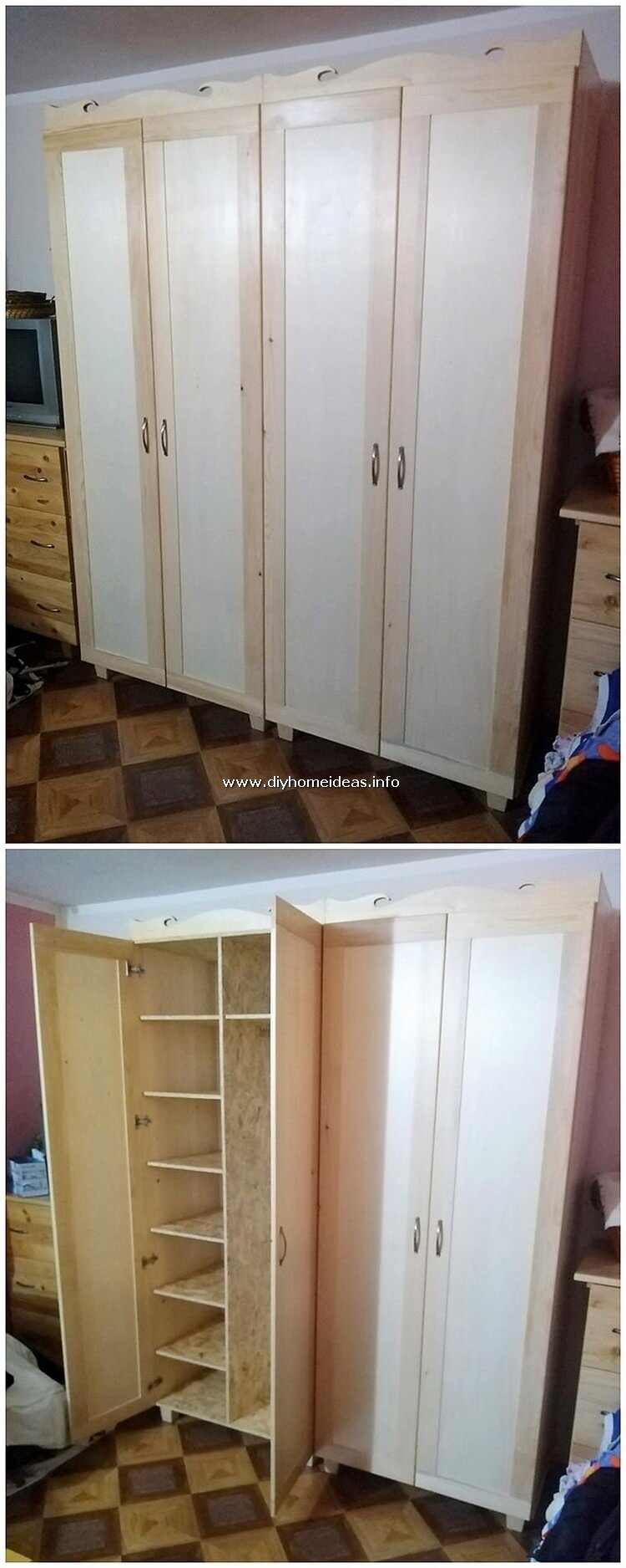 Pallet Cabinet or Closet